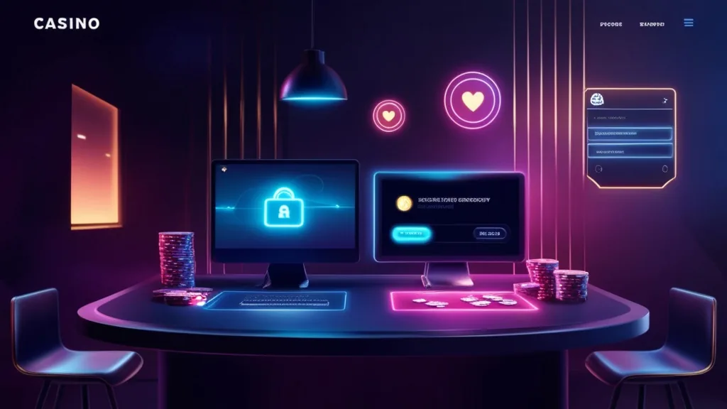 Schermata di recupero password e supporto account nel casinò