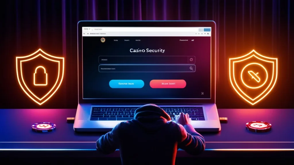 Utente che controlla il dominio del sito prima di accedere