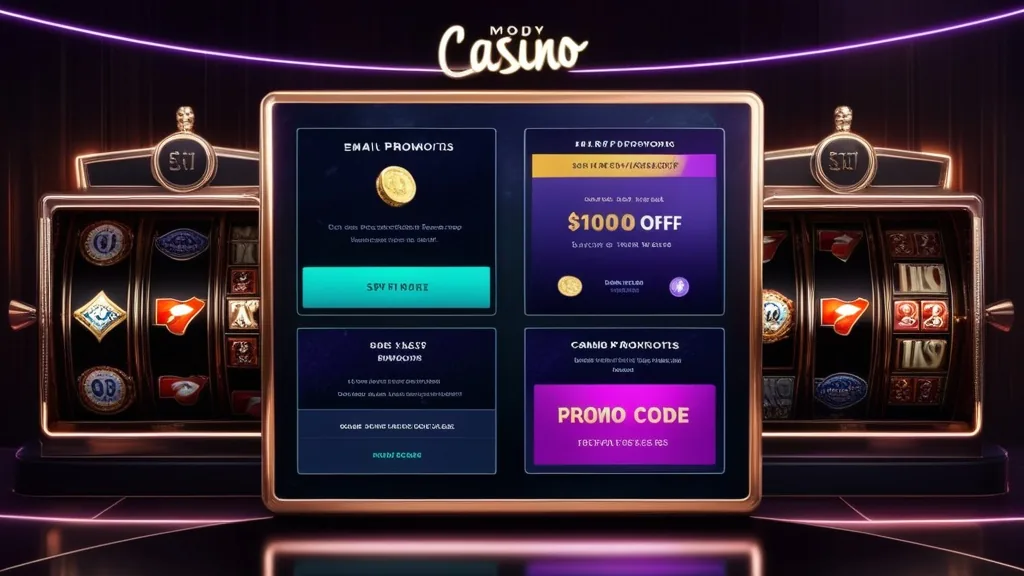 Bacheca promozioni casino con codici bonus e offerte evidenziate